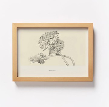 豐收鼠畫像 裝飾畫