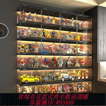 {台灣公司貨 可打統編}手辦展示柜玩具收納盒積木仿亞克力擺件英港適用樂高透明模型架子