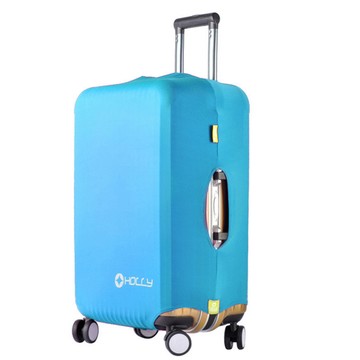 旅遊用品 行李箱 萊卡雙重固定 彈力保護套 標準型 進口工藝 人性設計  M  藍色