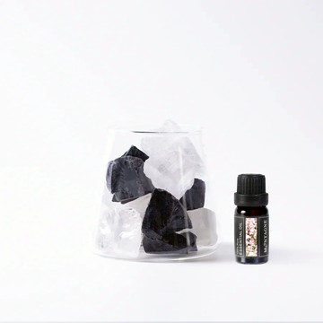 【Montagne】黑白晶｜富士山晶礦杯透明款（不贈杯蓋）｜快樂鼠尾草10ml _廠商直送