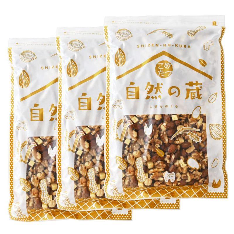 低糖質ミックスナッツ 2.1kg (700g×3袋) 無塩 無添加 ノンオイル こめたつ