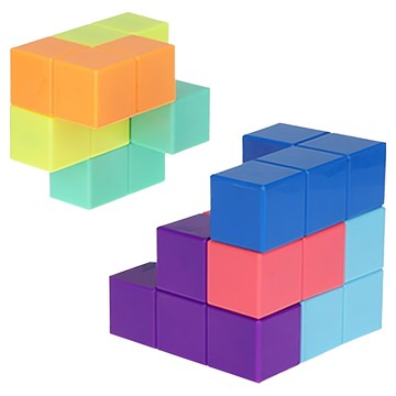 YongJunToys 永峻 磁力積木 實色 7 pcs  1入  實色  多色