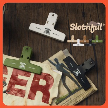 【SLOTHFUL®】文具夾 文具 夾子 塑膠夾 PP夾 夾子文具 辦公用品 辦公文具 文件夾 資料夾 辦公用具 迴紋針