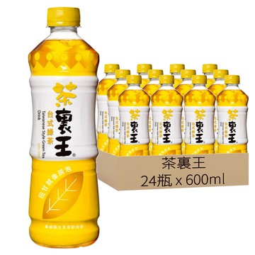 茶裏王 台式綠茶  600ml  24瓶