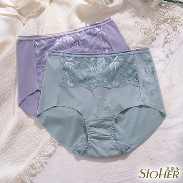 微笑曲線蕾絲中高腰內褲 M-3L｜SiOHER熹歐禾