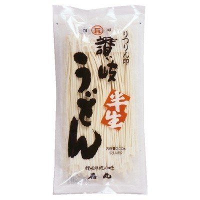 石丸製麺　りつりん印　讃岐半生うどん　300ｇ(3人前)