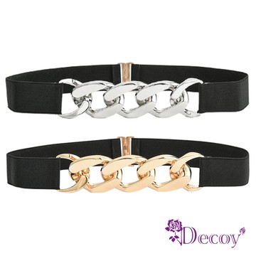 【Decoy】女神麻花＊彈性修身皮革腰封/顏色可選