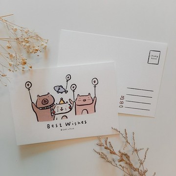 明信片－Best Wish