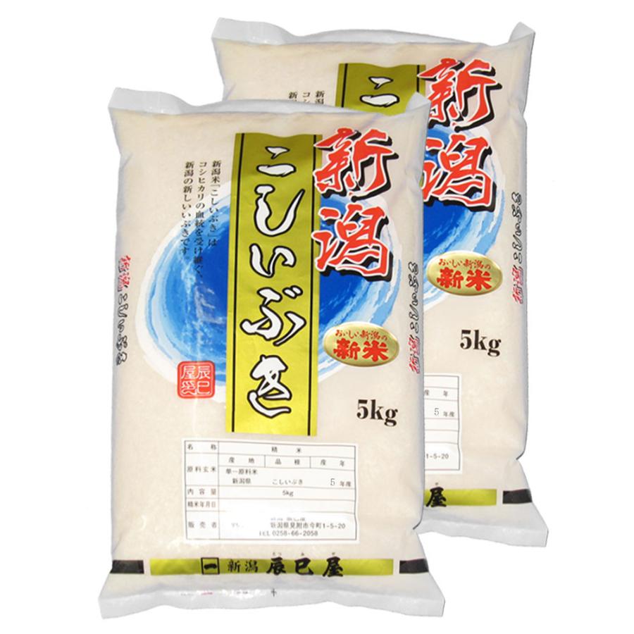 新米 新潟県産 こしいぶき 白米 10kg (5kg×2個) 令和5年産 お米 