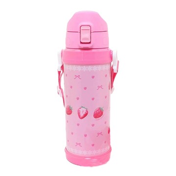 Mother garden 不鏽鋼保冷水壺 800ml  野草莓  1個