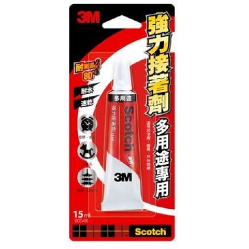 [家速配]3M Scotch接著劑-多用途15ml