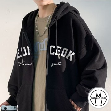 【M世代】大尺碼 長袖外套 連帽外套 男生外套 連帽 外套男連帽外套情侶衛衣 男外套BCKS06