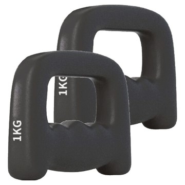 三次方 拳擊啞鈴 1kg 2個  黑色  FB026