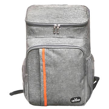 捷華 保溫雙肩背包 防潑水 多隔層設計  1入  灰色  長28 x 寬16 x 高40