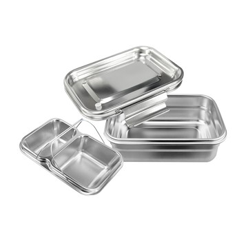 MiyAco 米雅可 經典316雙層分隔密封保鮮盒 17cm 750ml 台灣製造  MY-G10T171  1個