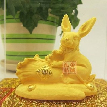 [協貿國際]   十二生肖兔擺件