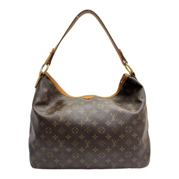 LOUIS VUITTON LV 路易威登 棕色 原花帆布 Delightful MM 肩背包 M50156 【二手名牌BRAND OFF】