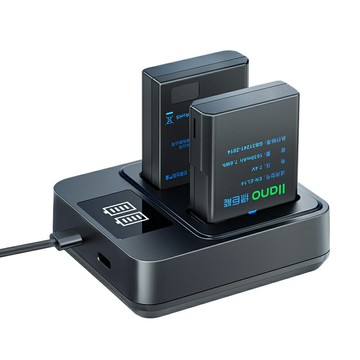 綠巨能EN-EL14相機電池D3100 D3200 D3300尼康D3400 D3500 D5100 D5200 D5300充電器D5600單反P7000套裝EL14a