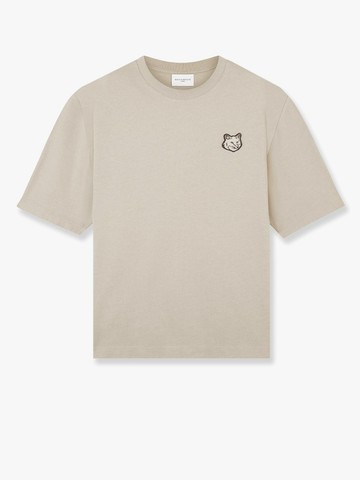 Cotton t-shirt with iconic patch - MAISON KITSUNE - gender_Man