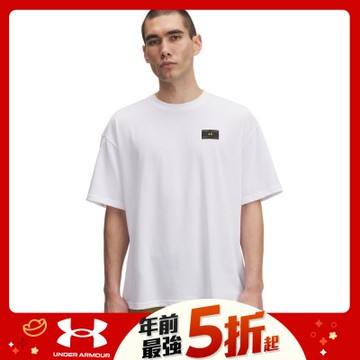 【UNDER ARMOUR】UA 男 HWT WOVEN LABEL 短袖T-Shirt_6005668-100