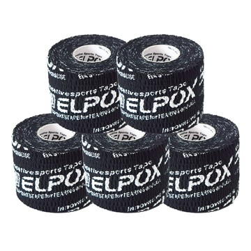 ECO ELPOX 中指及無名指用保齡球貼布  5個  標誌黑  5cm x 6.8m
