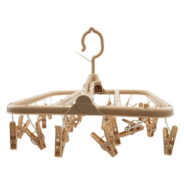 晾曬美好折疊曬架-26夾-2入