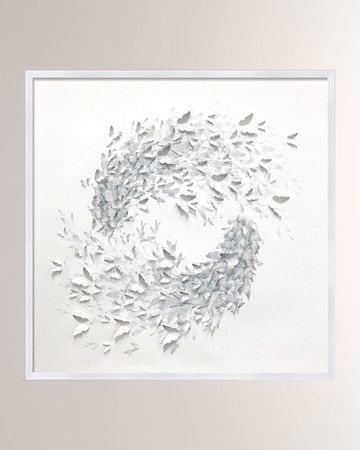 'Butterfly Swirl Shadowbox' Wall Art