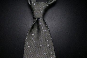 新品大象灰提花真丝领带/型男绅士大气necktie