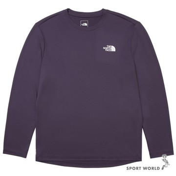 The North Face 北面 長袖上衣 男裝 排汗 紫【運動世界】NF0A8DG5G5O