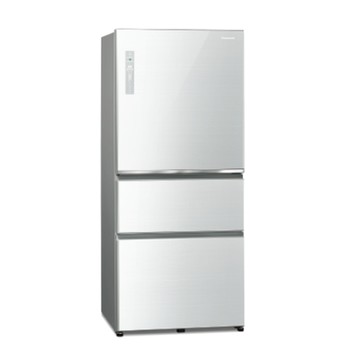 Panasonic國際牌610公升三門變頻玻璃翡翠白冰箱NR-C611XGS-W