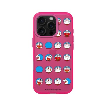 iPhone 16 Pro Clear 粉漾桃 - 哆啦A夢 Doraemon - 哆啦A夢表情包