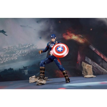 【野獸國】復仇者聯盟：無限傳奇 美國隊長 7吋可動人偶｜ZD TOYS 中動