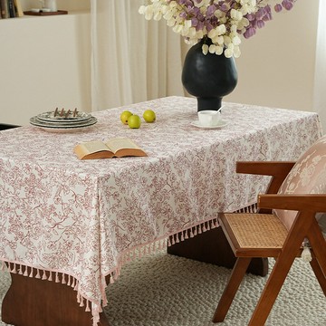 『百貨屋二號』桌布長方形餐桌布藝桌布輕奢高級感客廳茶幾桌布美式復古氛圍感