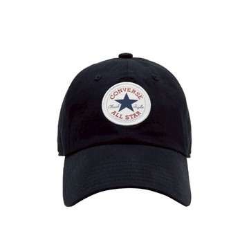CONVERSE DAY ONE CHUCK PATCH CAP BLACK 棒球帽 黑-TWUA5805-023