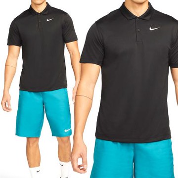 Nike NKCT DF Polo Solid 男款 黑色 Polo衫 運動 休閒 短袖 DH0858-010