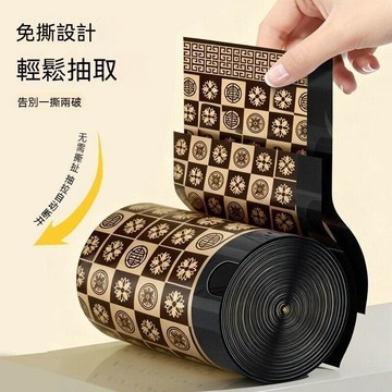 台灣出貨 免撕輕奢垃圾袋 家用垃圾袋 加厚垃圾袋 手提式垃圾袋 抽繩收口垃圾袋 家庭專用大號 清潔袋 塑料袋 抽繩垃圾袋