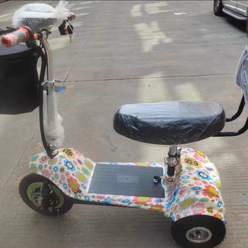 電動機車 電動代步車 家用機車 小型機車 新款迷你型電動三輪車小海豚型折疊電動鋰電池電瓶車家用老人女士MM41公司貨