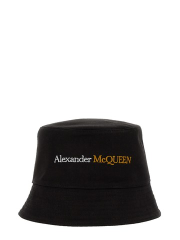 alexander mcqueen bucket hat with logo