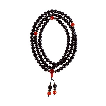 避邪旺運黑曜石108顆念珠-8mm