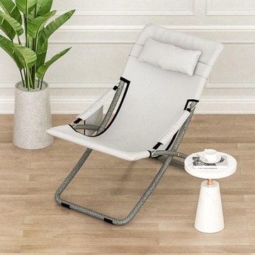 躺椅便攜折疊椅可躺午休椅陽臺家用休閒懶人椅辦公室腳踏靠背椅夏 免運 雙12購物節 八折下殺價