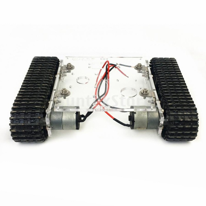 T TOOYFUL DIYロボットキット 科学玩具 タンクシャーシ 車