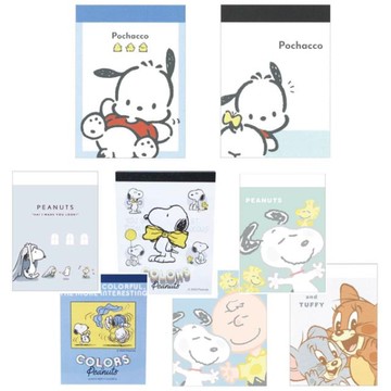 小禮堂 迷你便條本 史努比 帕帢狗 湯姆貓與傑利鼠