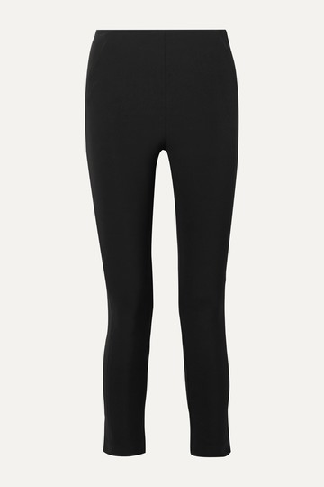 VERONICA BEARD - Cropped Stretch-crepe Skinny Pants - Black - US18