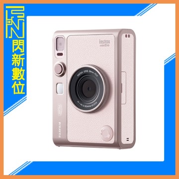 FUJIFILM 富士 instax mini Evo GENTLE ROSE 玫瑰粉 (EVO 公司貨)拍立得