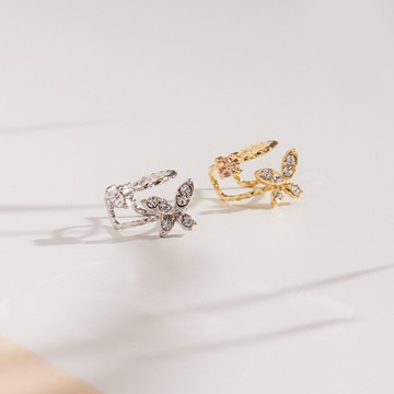 舞蝶的軌跡・蝴蝶耳骨夾