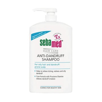 施巴 油性抗屑洗髮乳 pH5.5 微酸呵護 活性Piroctone Olamine抑菌成分 深層清潔配方 乳酸鈉+甘油高保濕  1L  1瓶