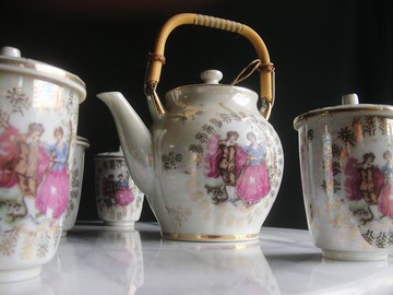 【老時光 OLD-TIME】早期二手日本製精美瓷器茶具組