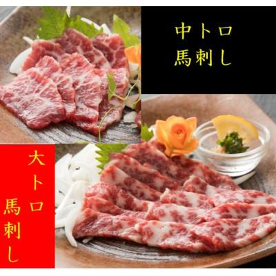 ふるさと納税 玉名市 　大トロ・中トロ馬刺しセット 計600g(各300g)(玉名市)