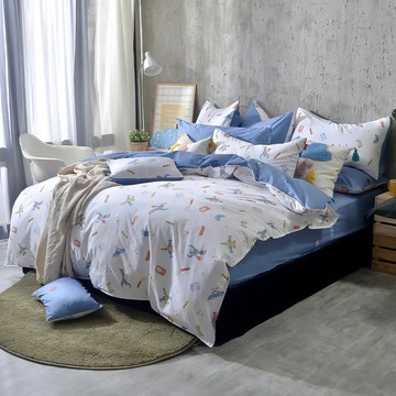 義大利Fancy Belle《冒險超人》純棉四件式防蹣抗菌吸