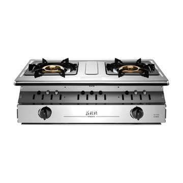 [莊頭北] TG-7309 雙口溼鍋零秒點銅爐頭嵌入爐_天然NG天然氣